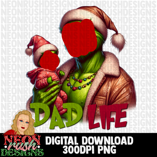 Dad life png digital download