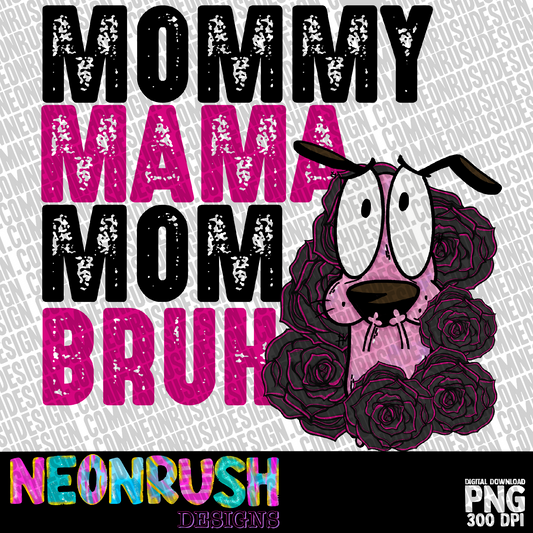 Mama bruh png digital download