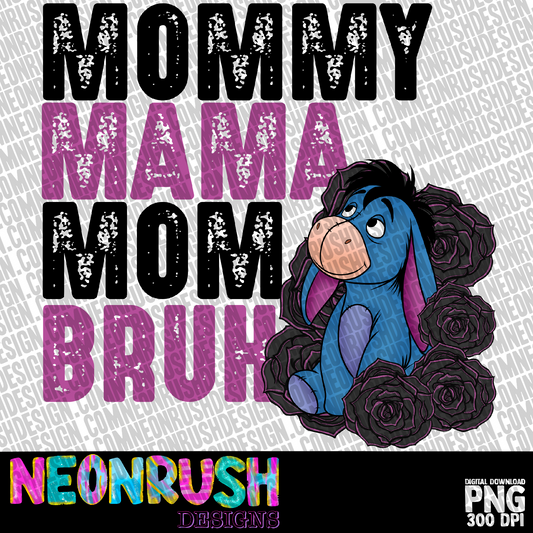 Mama bruh png digital download