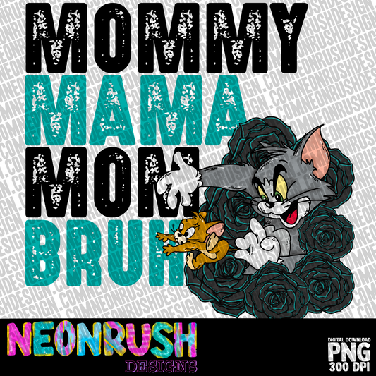 Mama bruh png digital download