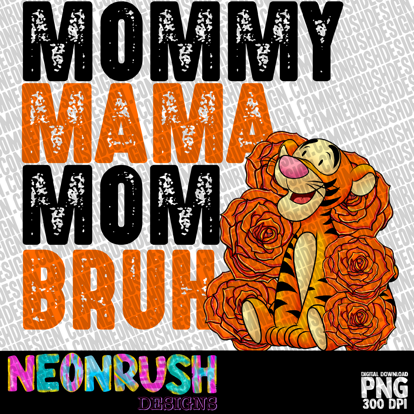 Mama bruh png digital download