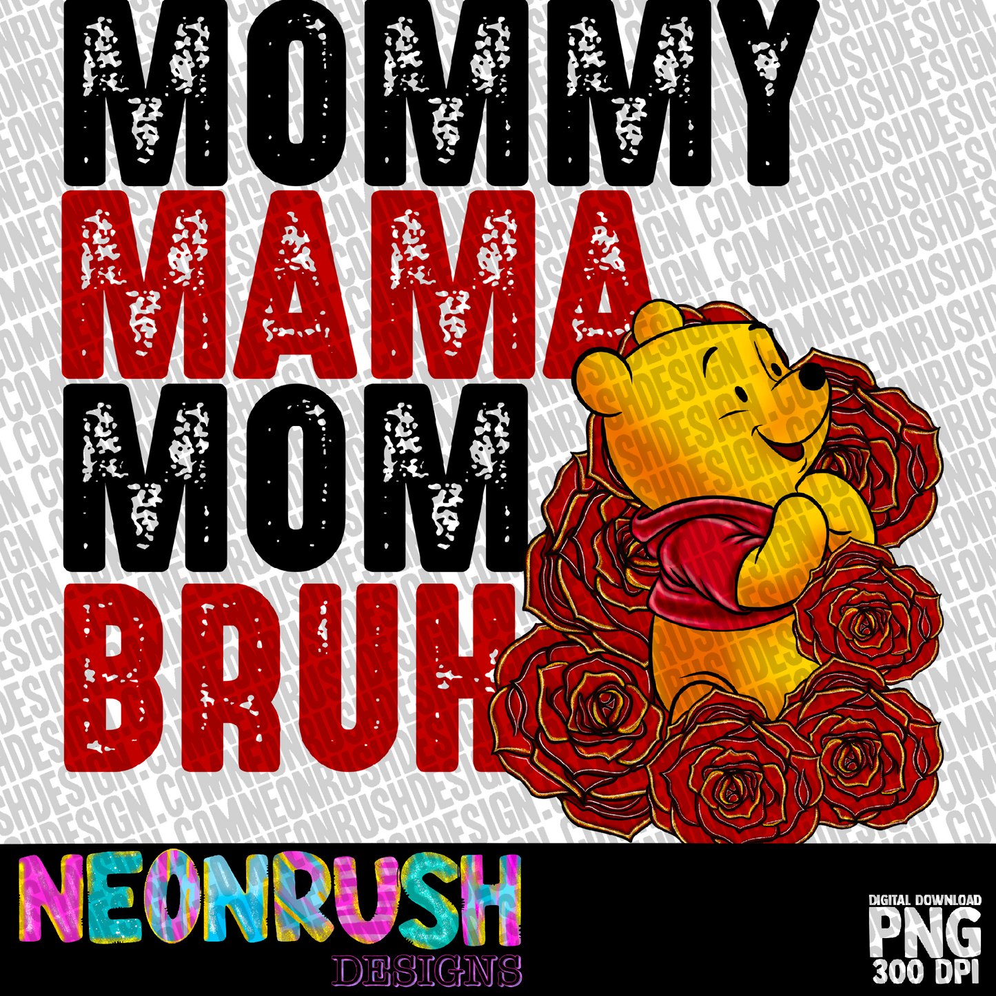 Mama bruh png digital download