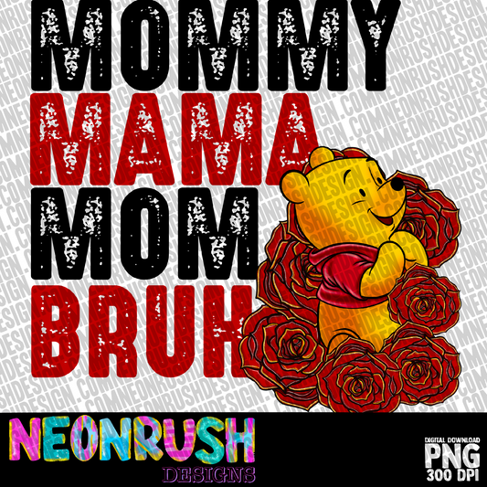 Mama bruh png digital download