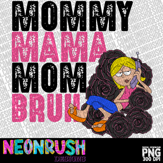 Mama bruh png digital download