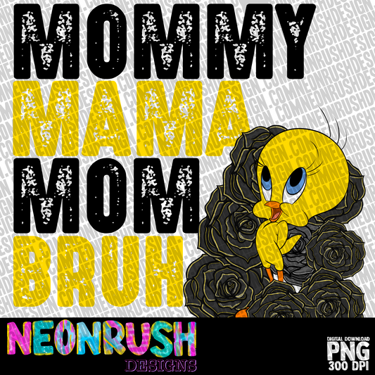 Mama bruh png digital download