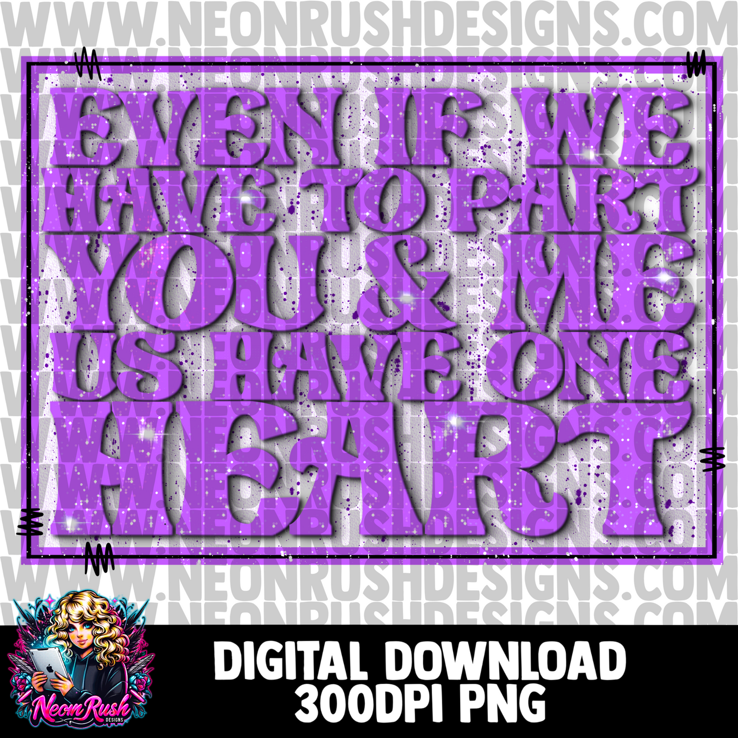 The color purple sister quote png digital download