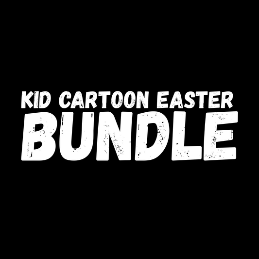 Kid cartoon shows Easter bundle  digital download