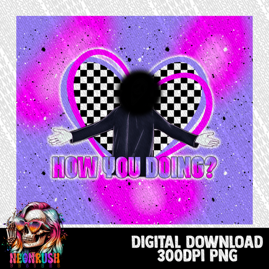 How you doin tumbler wrap digital download