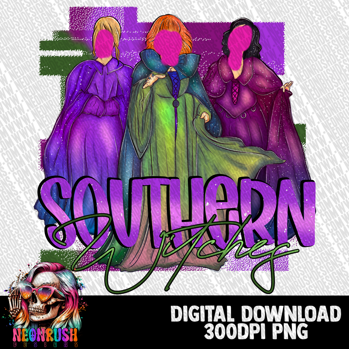 Southern witches png digital download