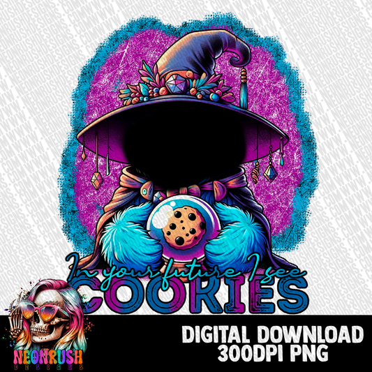 In your future I see cookies png digital download