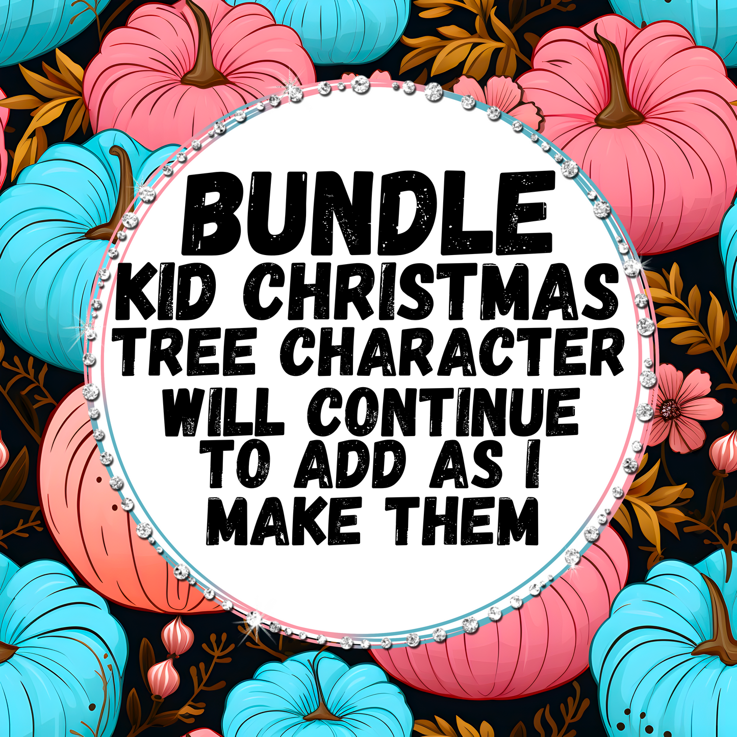 Christmas tree character Kid Bundle Pack  + files digital download