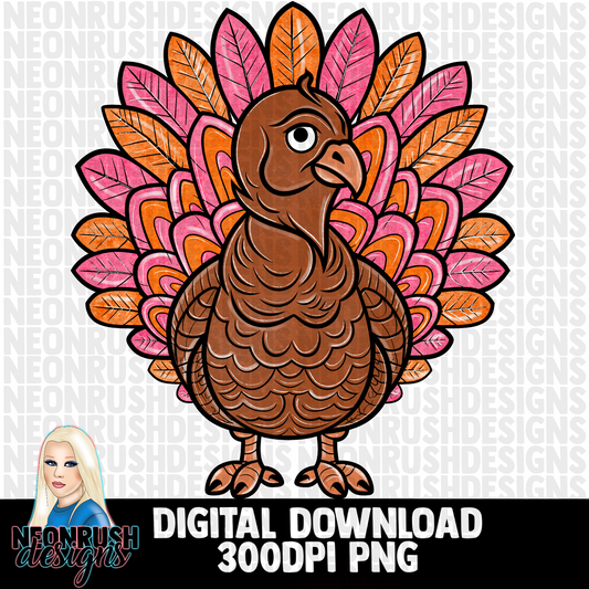 Turkey clipart png digital download