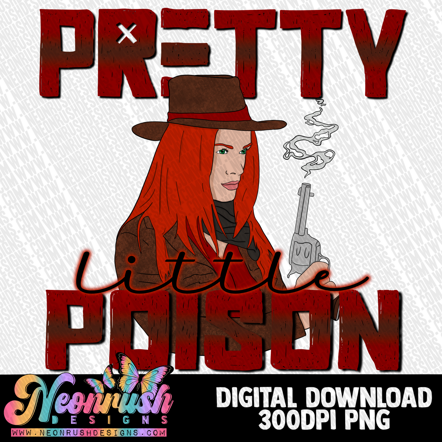 Pretty little poison png digital download