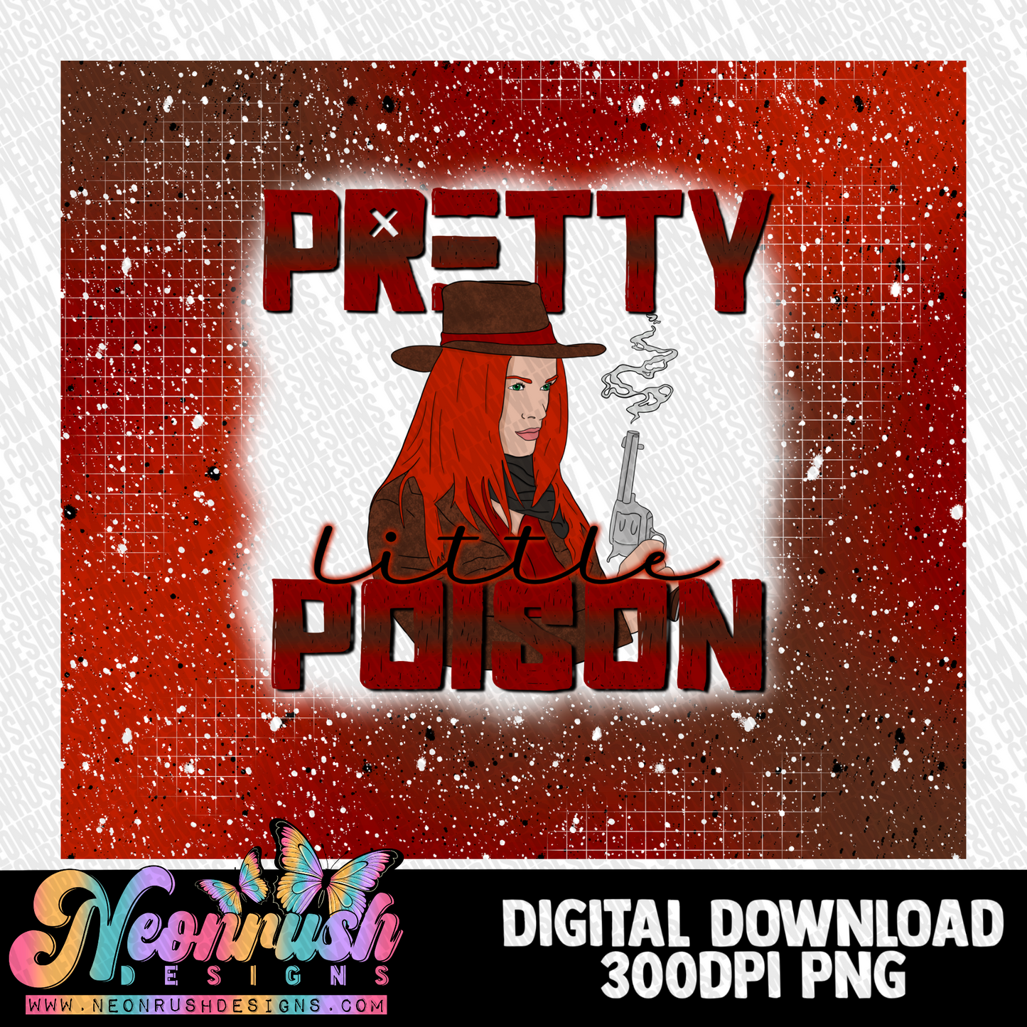 Pretty little poison tumbler wrap digital download