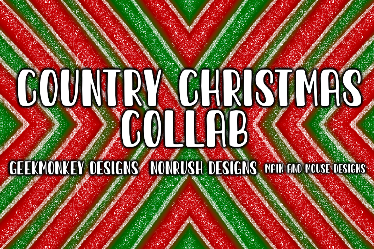 country Christmas collab 30 PNGs , neonrush designs , geekmonkey designs and main and mouse designs