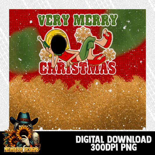 Merry Christmas tumbler wrap digital download