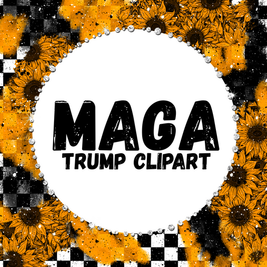 MAGA Trumphhh  clipart bundle 60+ png digital download