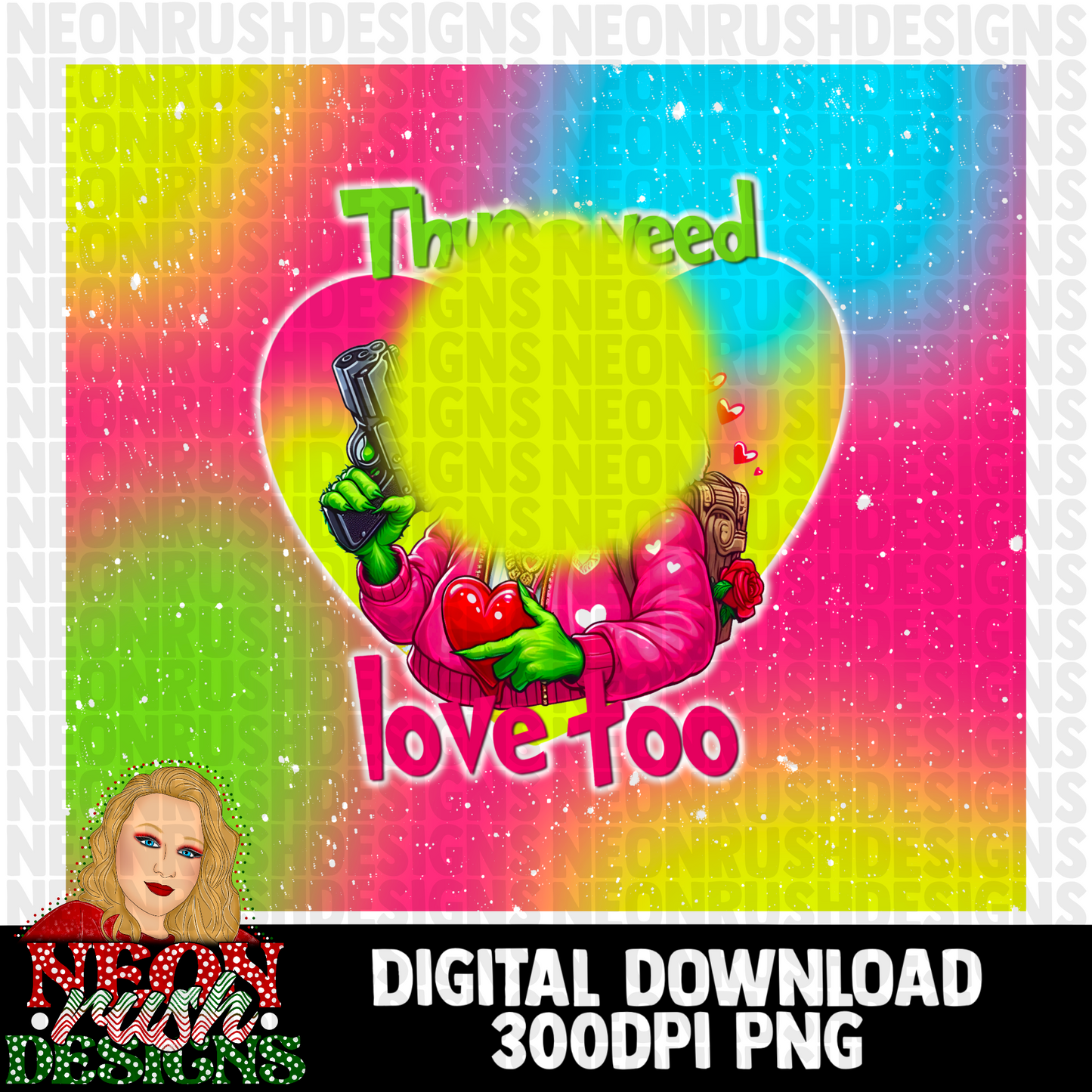 Thugs need love too  tumbler wrap digital download