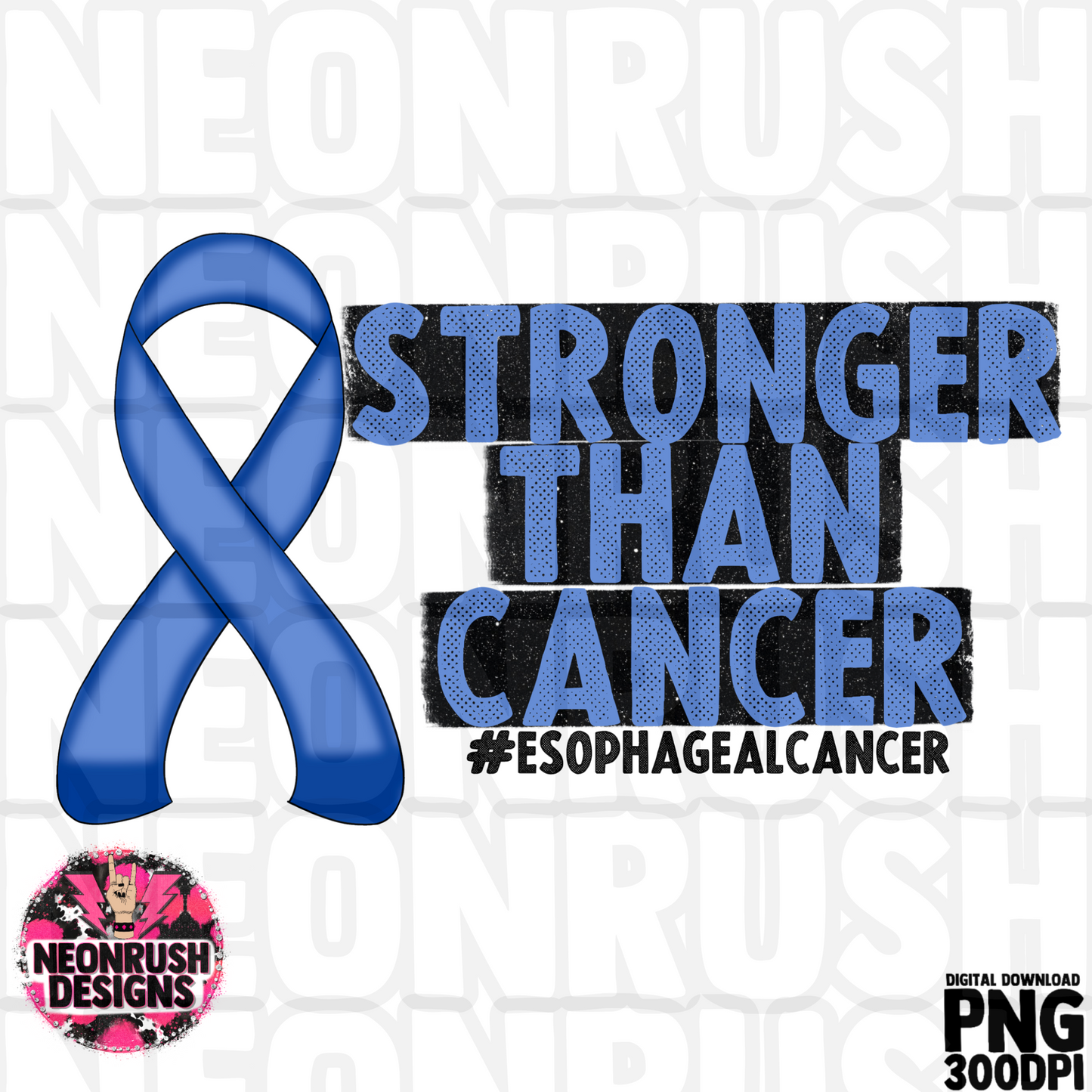 Stronger than cancer 19 pack png digital download